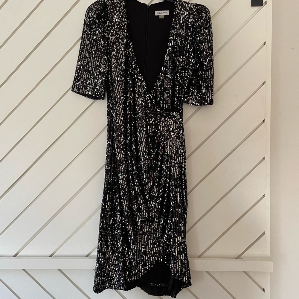 Sparkle Calvin dress